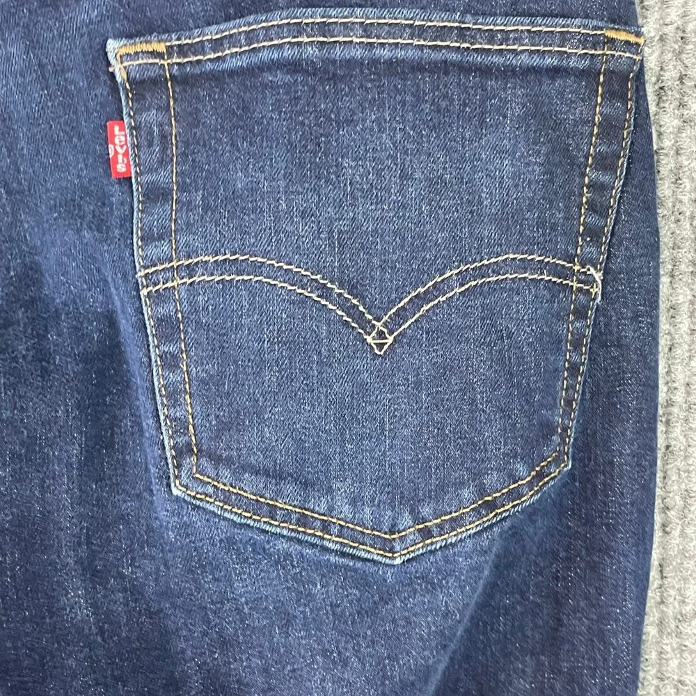Levi's 511 Slim Fit Jeans Mens 36x27 Dark Wash Blue Denim Stretch Casual Pant